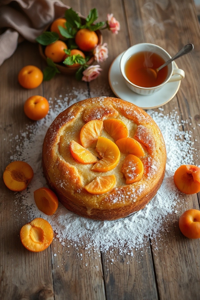 apricot cake baking instructions