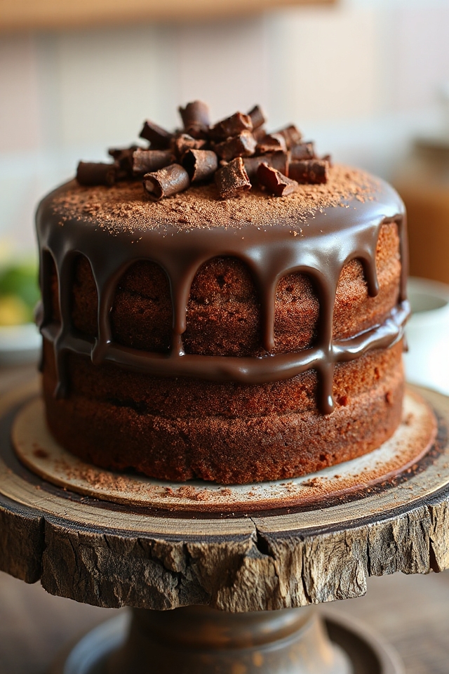 bake a delicious chocolate cake