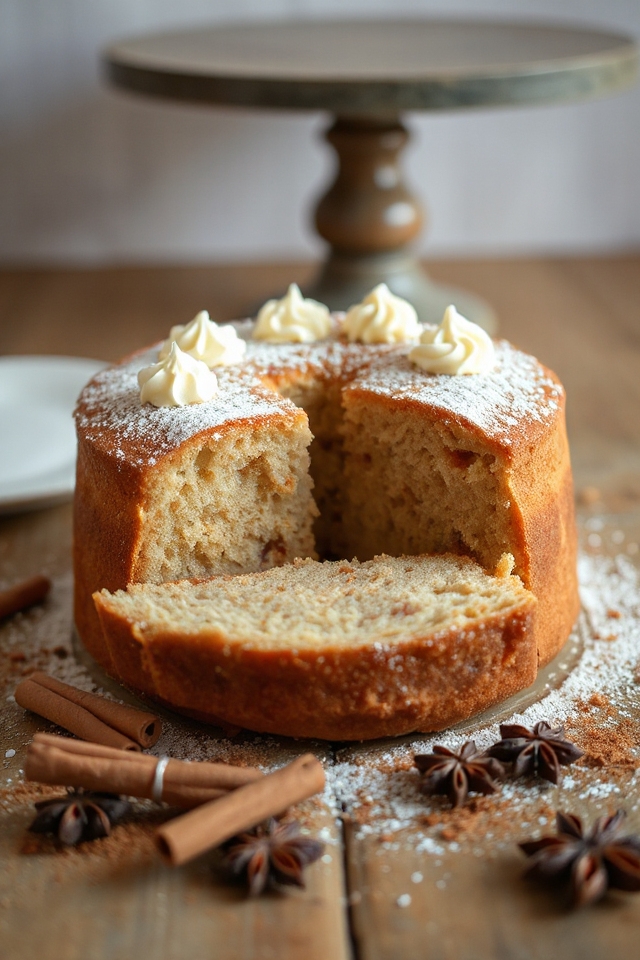 bake a delicious cinnamon cake