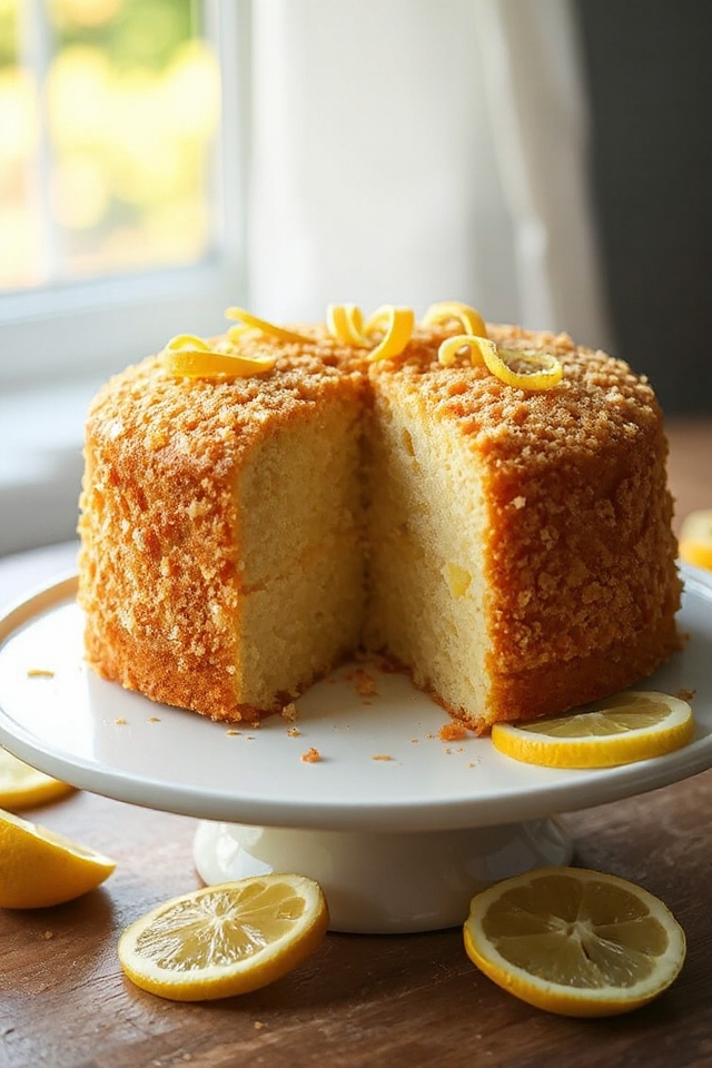 bake a zesty lemon cake