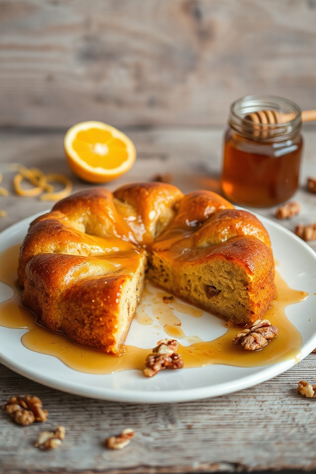 bake syrup drizzle enjoy