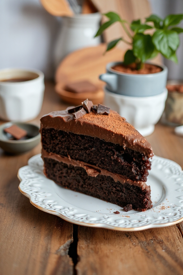 baking a classic chocolate cake