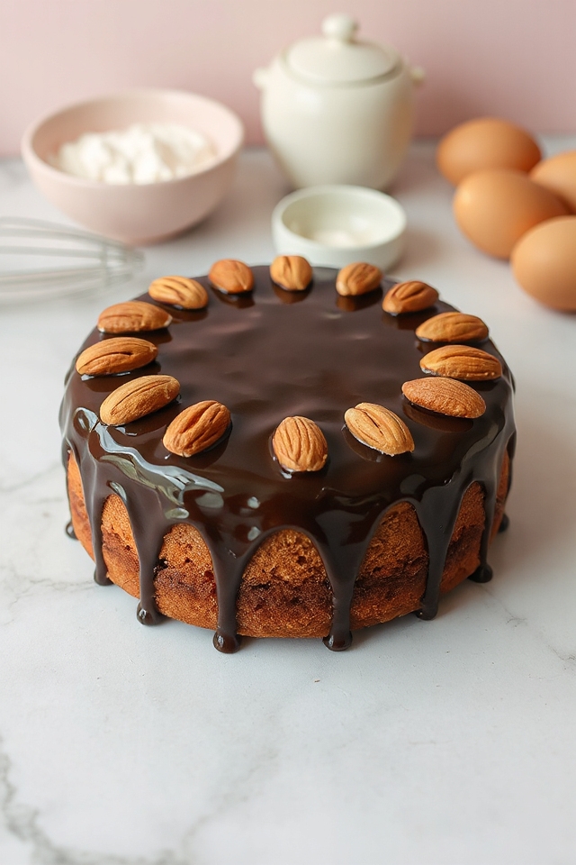 baking a luxurious queen cake