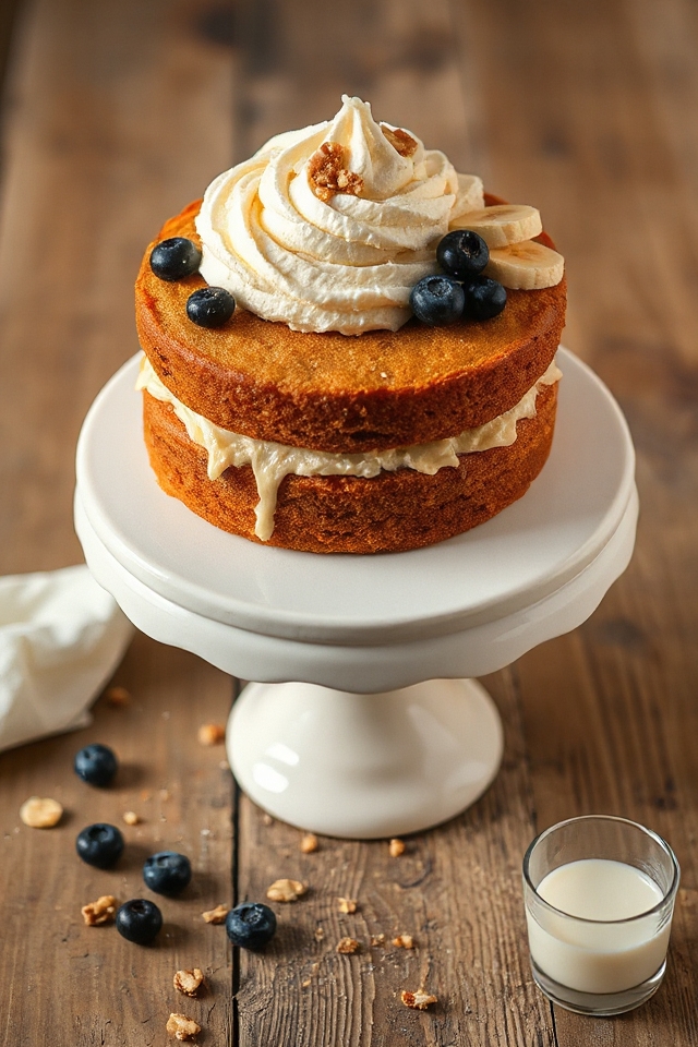 banana cake baking instructions
