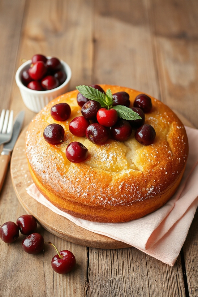 cherry cake baking instructions