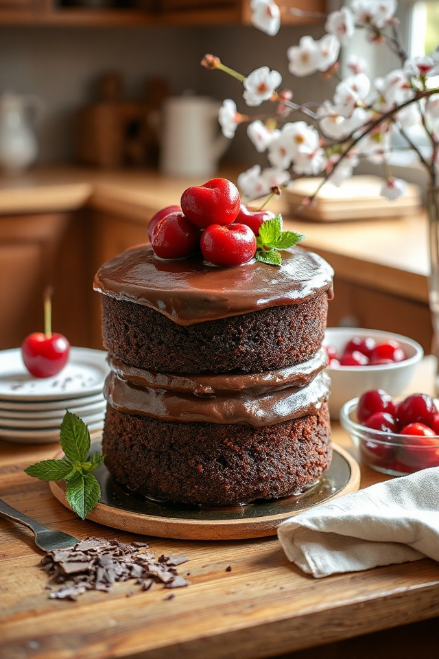 cherry chocolate cake recipe