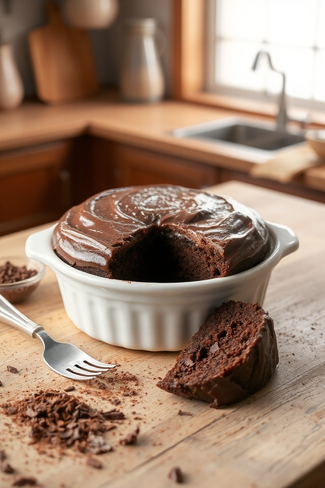 chocolate cake with mayonnaise