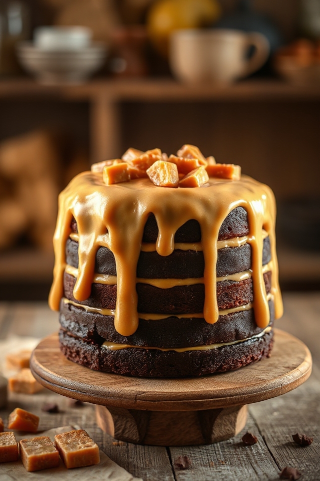 chocolate caramel cake recipe
