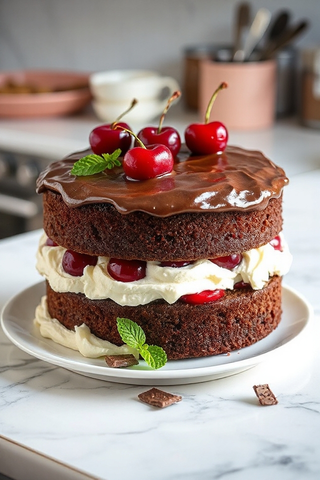 chocolate cherry cake recipe