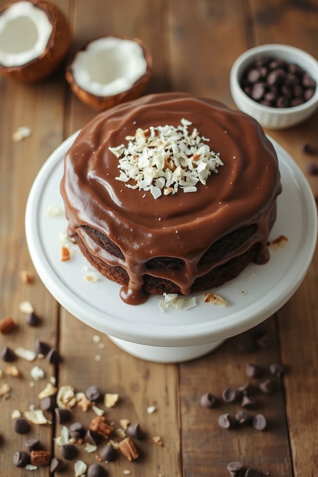 chocolate coconut cake recipe