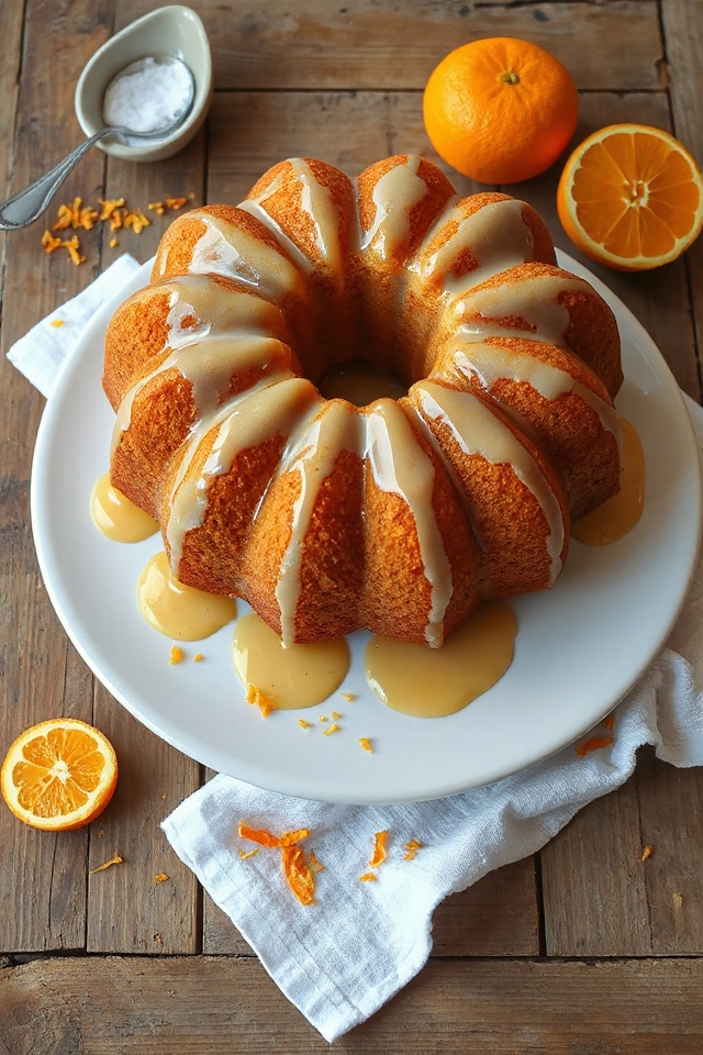 citrus flavored baked dessert