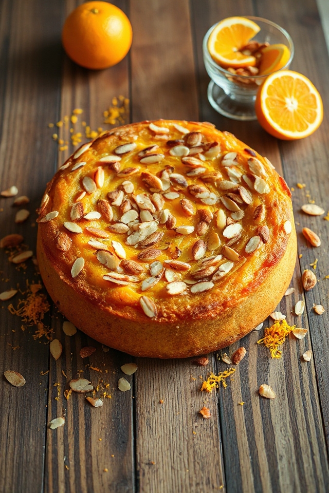citrusy nutty dessert delight
