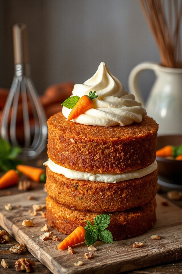 classic spiced carrot dessert