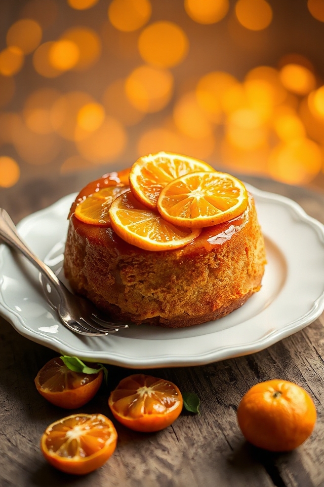 clementine cake baking process