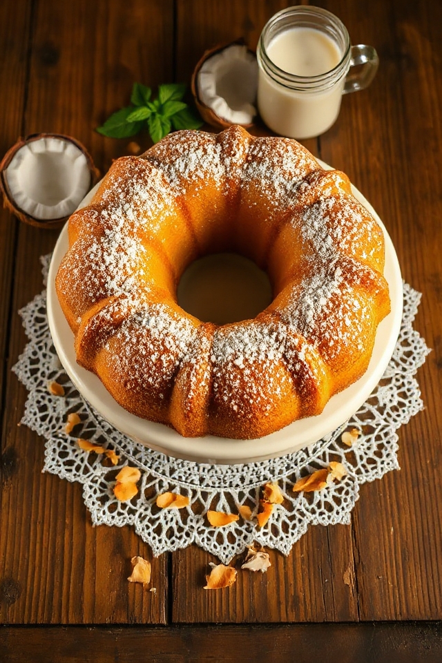 coconut flavored bundt cake recipe