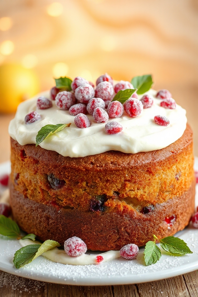 cranberry christmas cake recipe