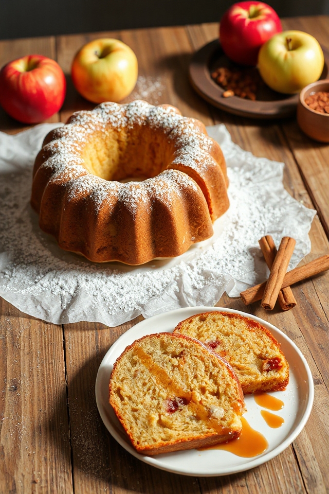 delicious apple spice cake