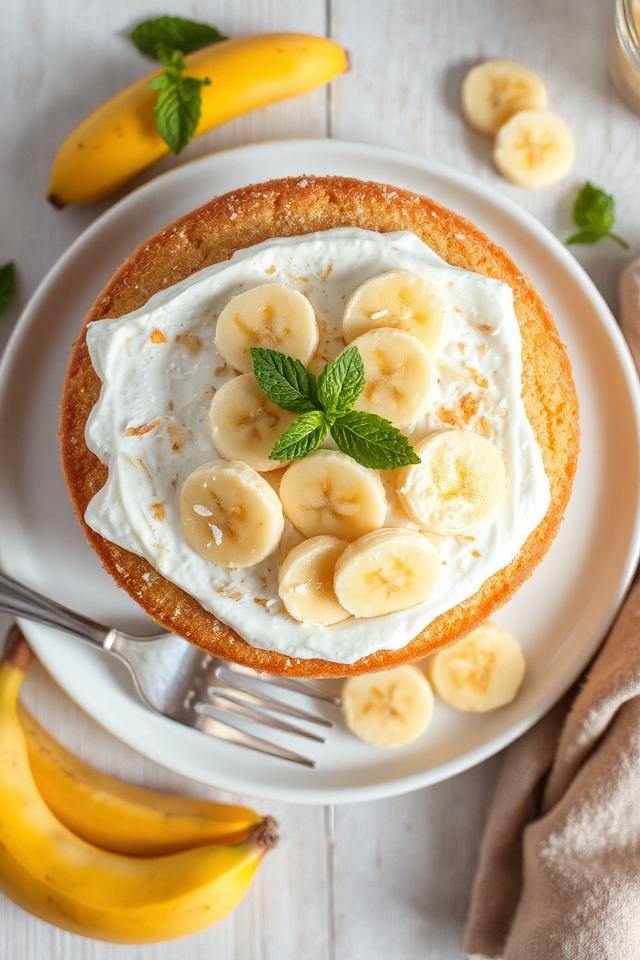 delicious banana cream dessert