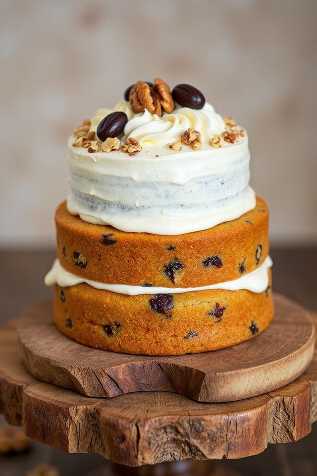 delicious black walnut cake