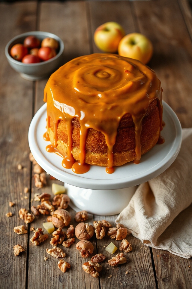 delicious caramel apple cake