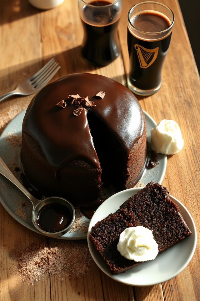 delicious chocolate beer cake