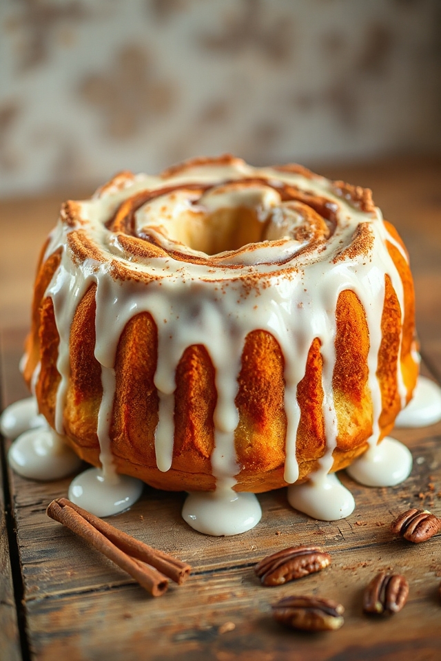 delicious cinnamon roll cake