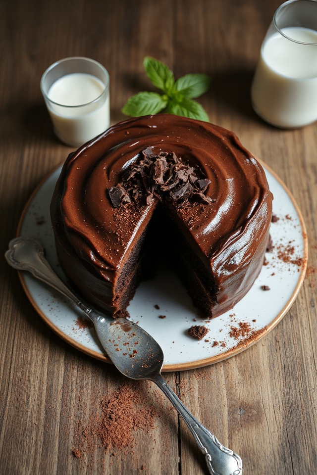 delicious classic chocolate cake