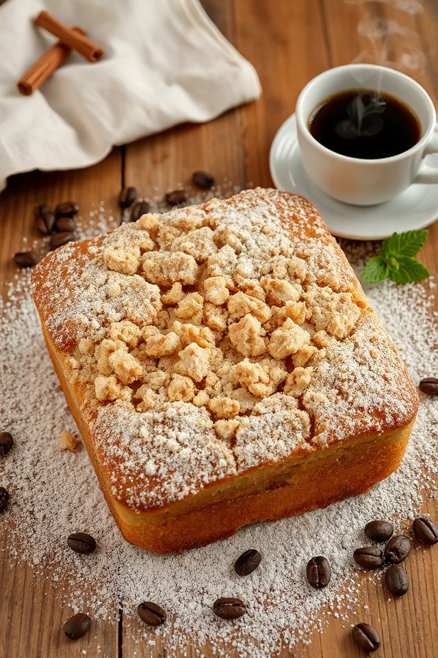 delicious classic coffee cake