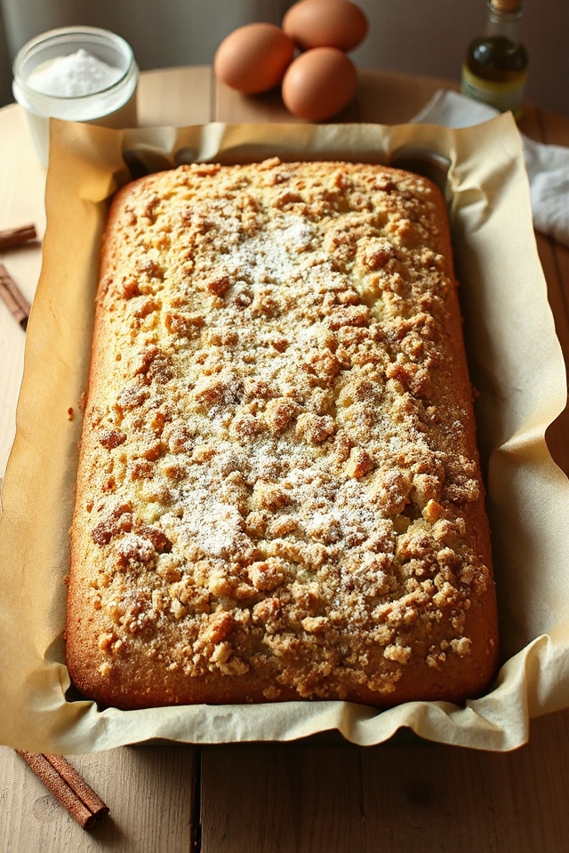 delicious crumb cake recipe