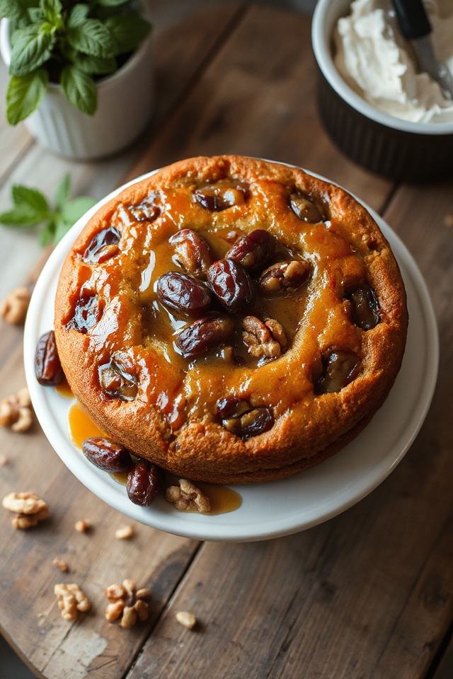delicious date nut cake
