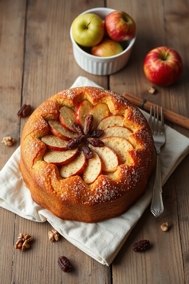 delicious homemade apple cake