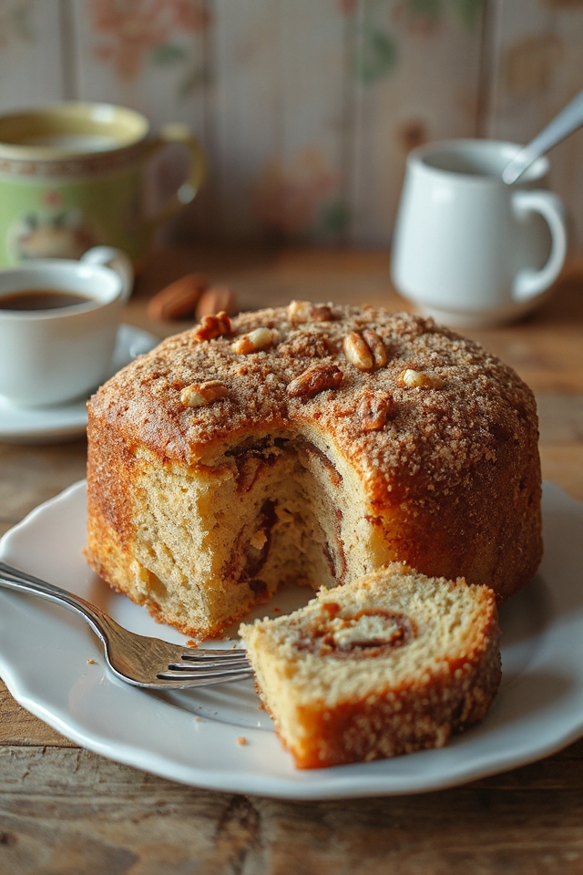delicious homemade coffee cake