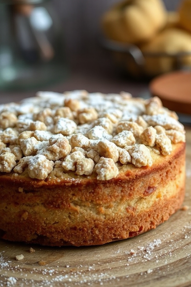 delicious homemade crumb cake