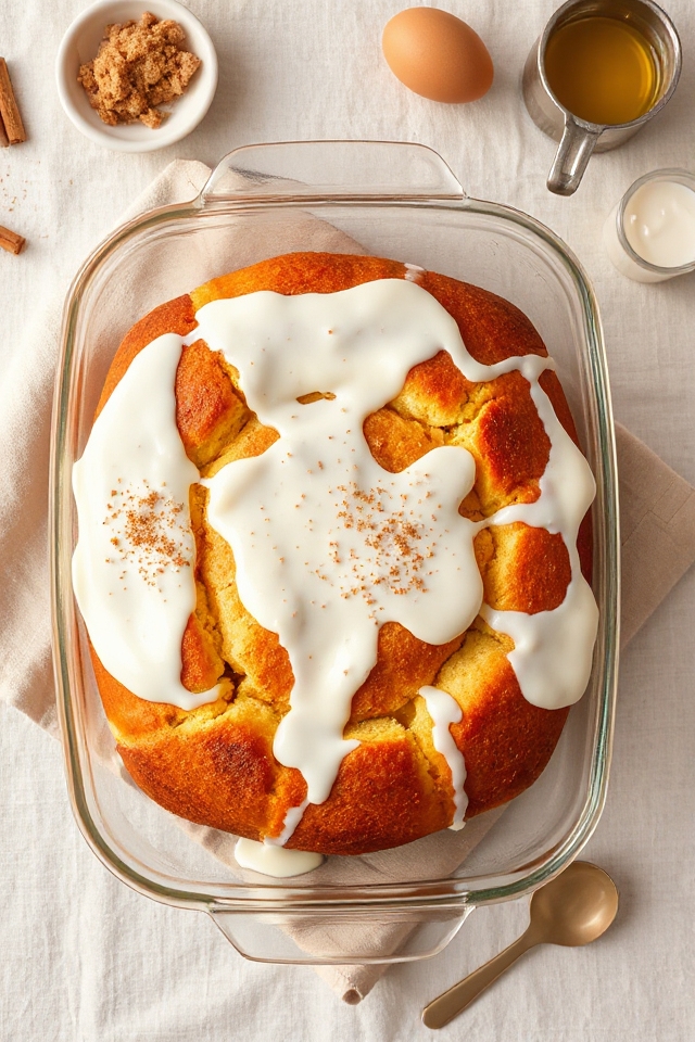 delicious honey bun cake