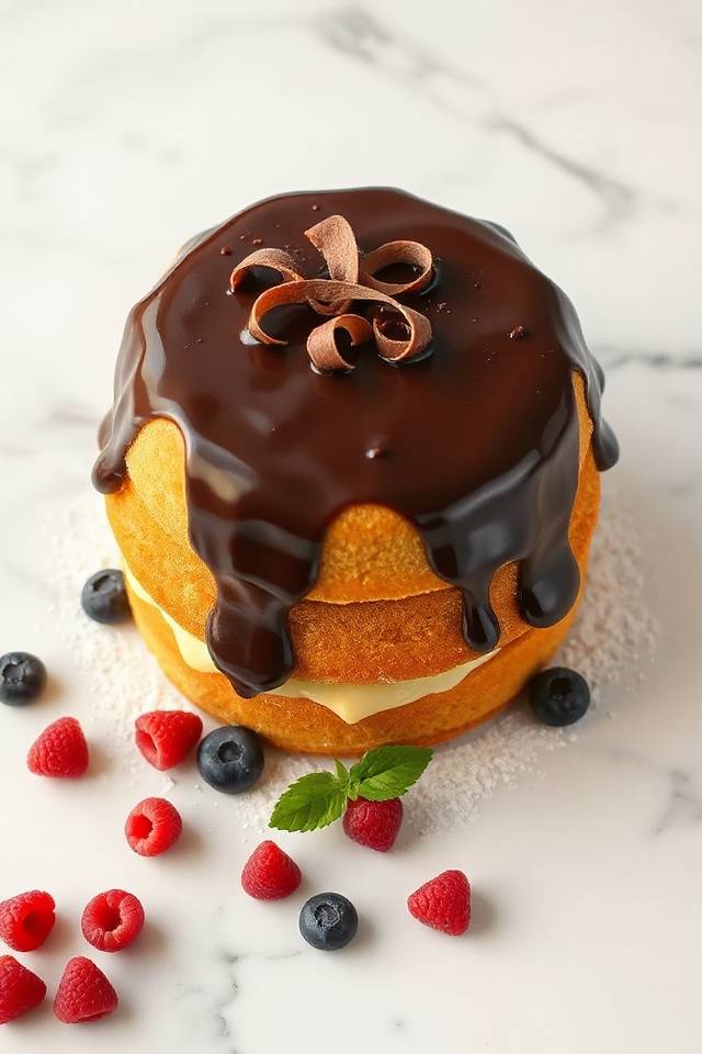 delicious layered chocolate dessert