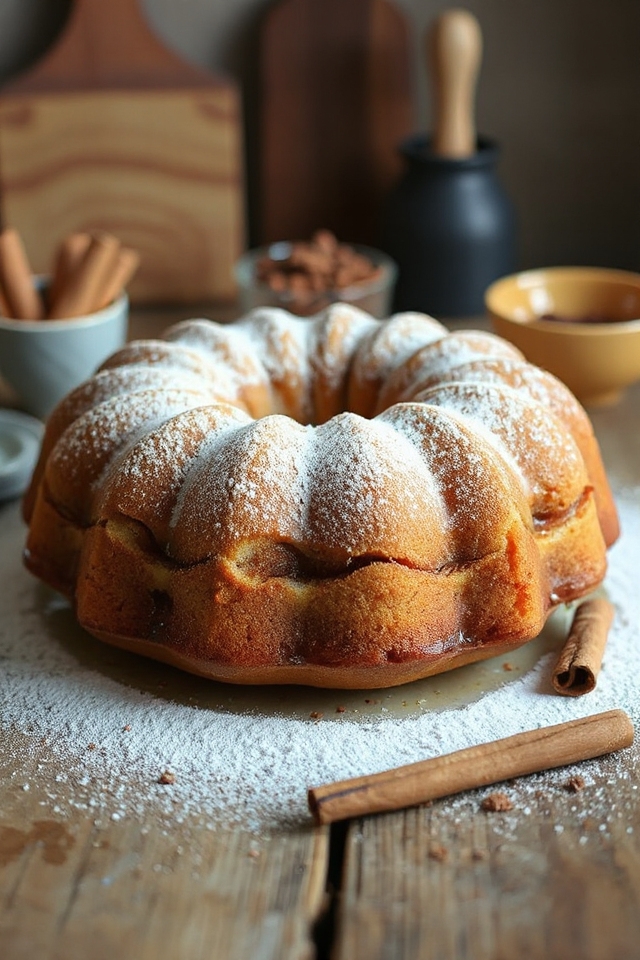 delicious layered cinnamon cake