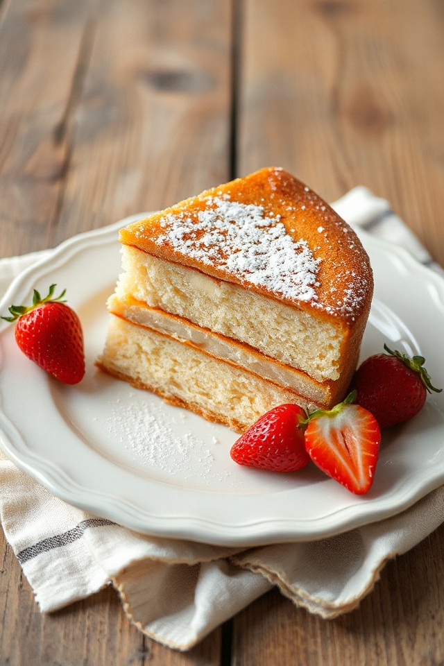 delicious layered magic cake
