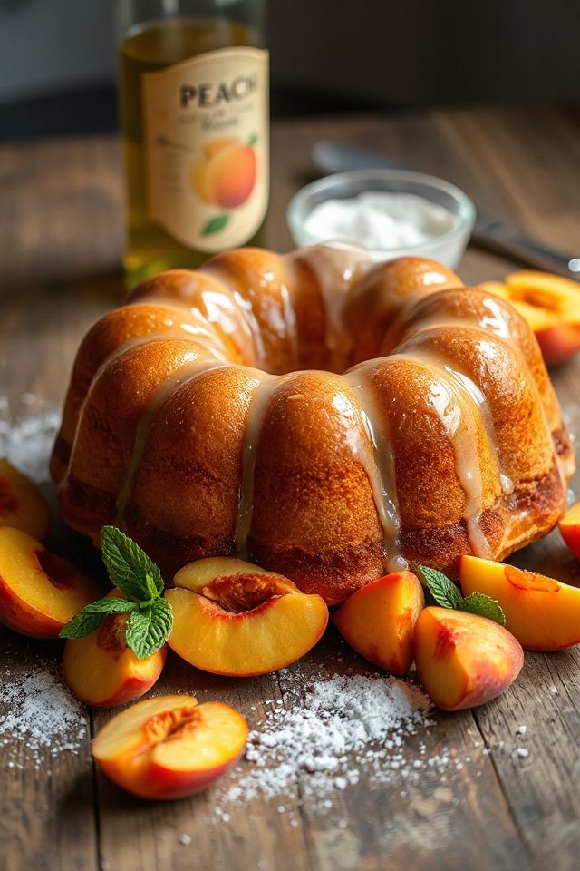 delicious peach cake recipe