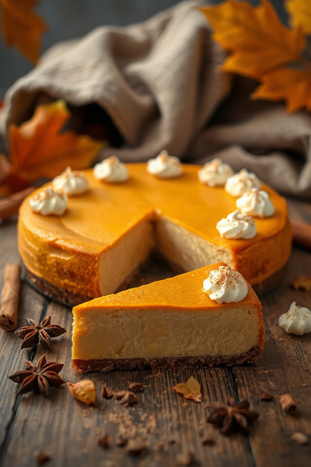 delicious pumpkin cheesecake recipe