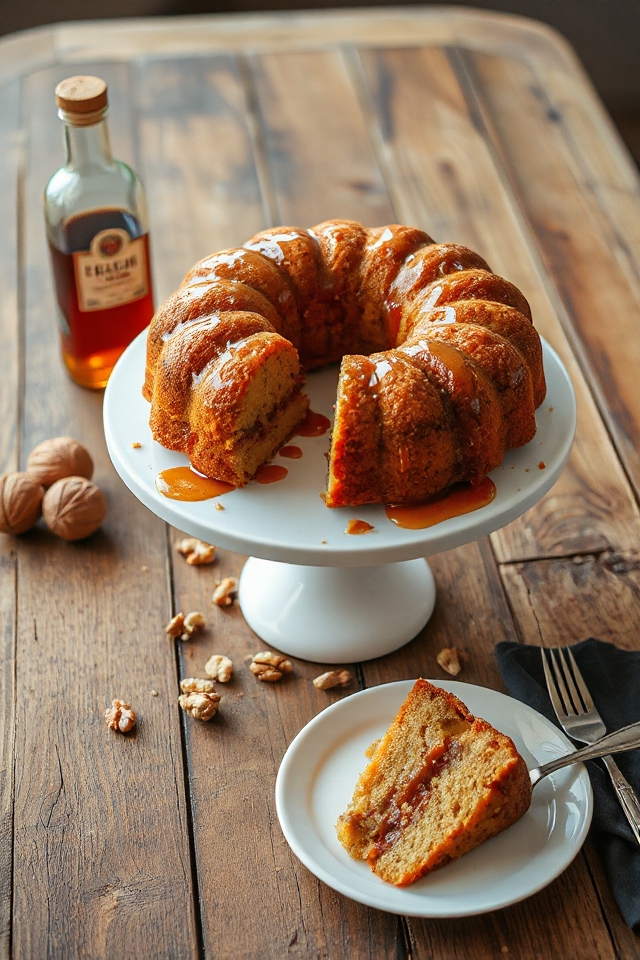 delicious rum infused dessert