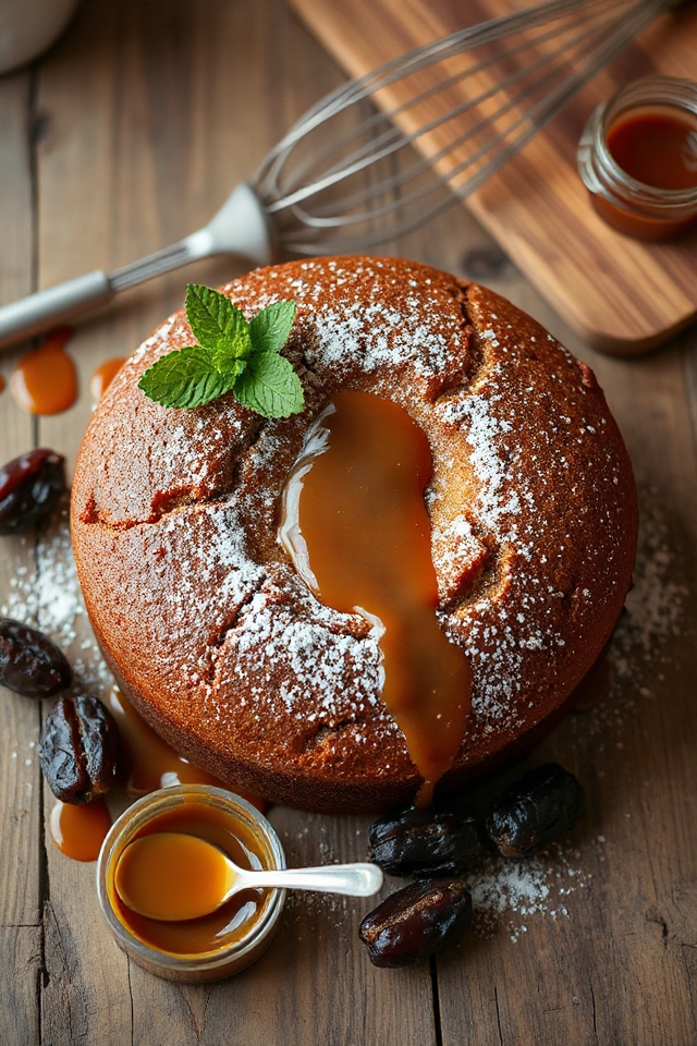 delicious sticky date dessert