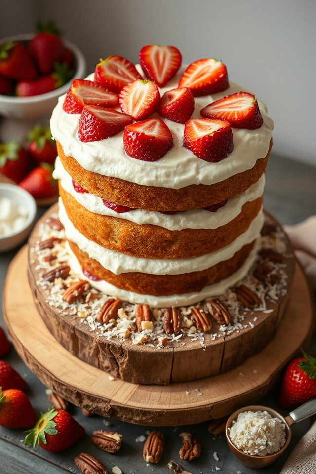 delicious strawberry cake recipe
