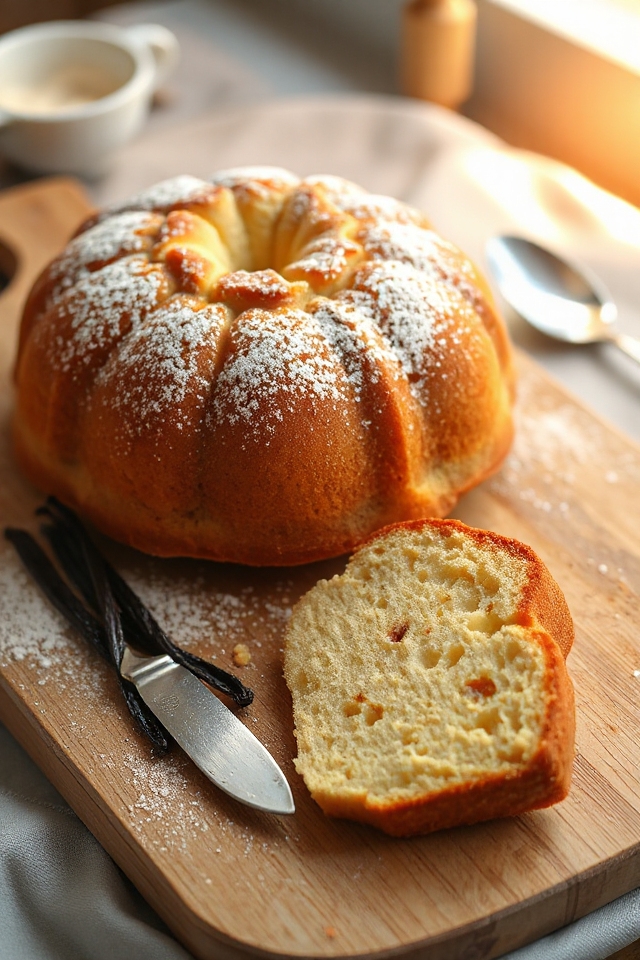 delicious vanilla pound cake