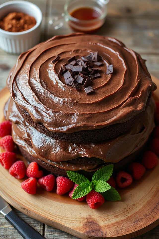 delicious vegan chocolate cake