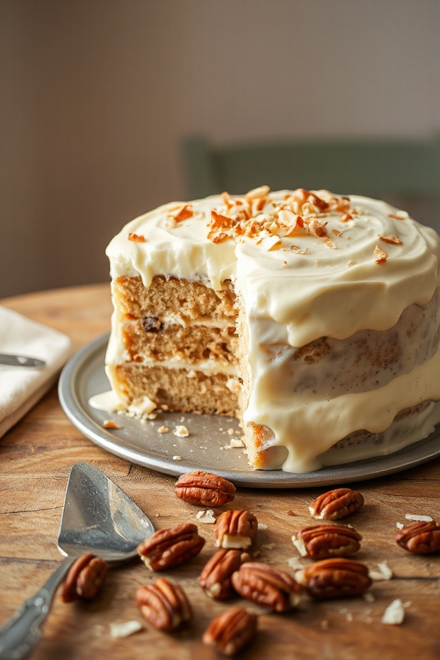 delicious white chocolate cake