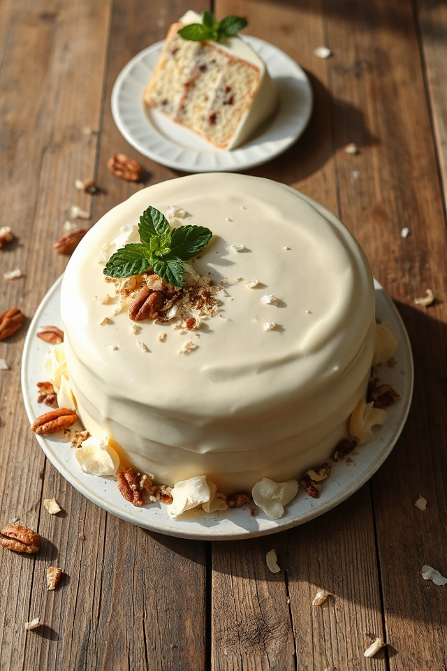 delicious white chocolate dessert