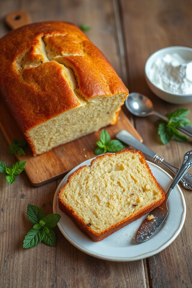 deliciously moist pound cake