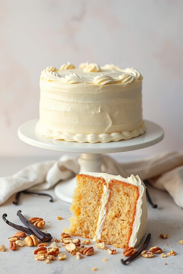 delightful homemade vanilla cake