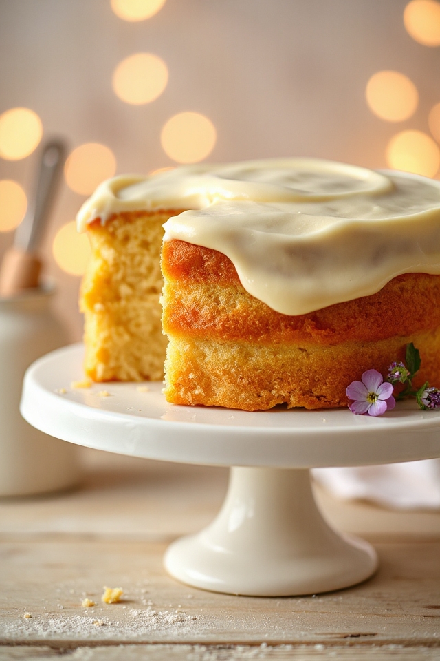 delightful yellow butter cake