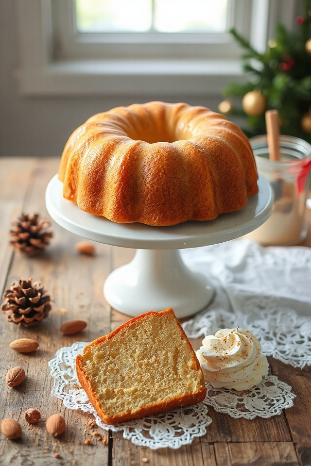eggnog flavored pound cake recipe